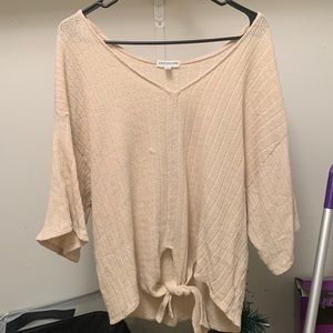 Off the shoulder flow top.